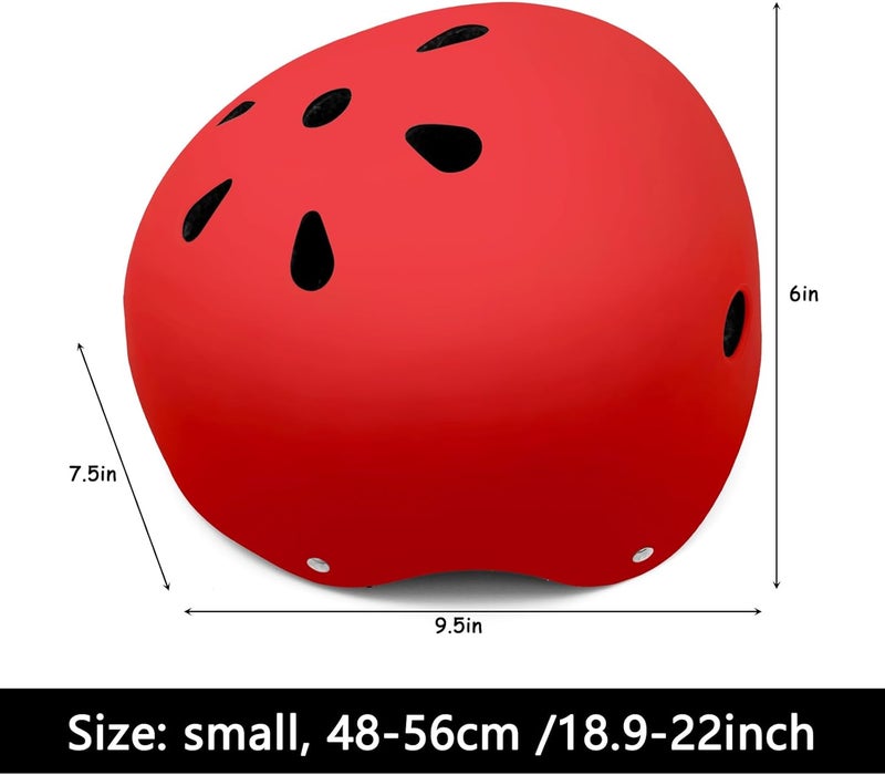 salepo Kids Bike Helmet, Toddler Helmet for Kids Ages 3-5-8, Skateboard Helmet with Knee Elbow Wrist Pads for Boys Girls, Adjustable Protective Gear Set for Skating Bicycling Roller - Image 2